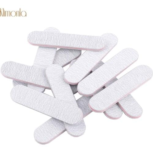 50pcs/lot Nail Polisher Bar 100/180 Professional Nail Beauty Tools Gray Straight Nail File Grinding Polishing Beauty Tools