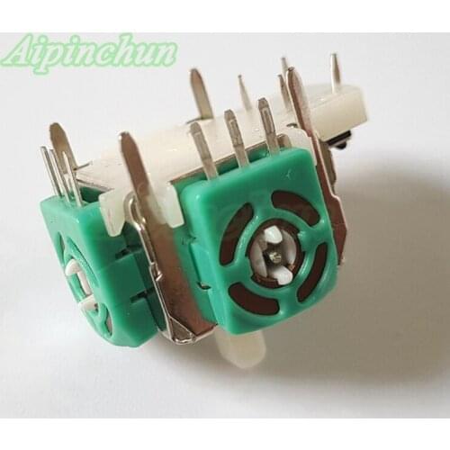 Aipinchun 2Pcs 3D Analog Stick Sensor Joystick Handle Non-Original Replacement For Microsoft XBOX 360 Xbox360 PS2 Controller
