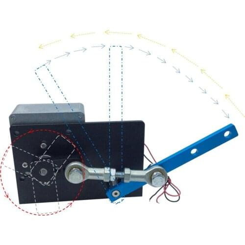 DC 12V/24V Automatic Wobbler Machine Engine Reciprocating Motor 35/60/90 degrees Variable for DIY Spraying Lab Testing Craft