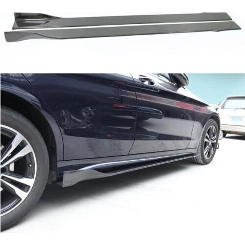 Carbon Fiber Side Skirt Lip Spoiler For Mercedes-Benz A C E CLA CLS Class W176 W177 W204 W205 W238 W207 W213 W212 W218 W117 C257