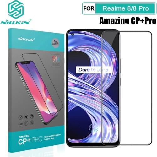 For Realme 8 Glass Nillkin CP+PRO 2.5D Screen Protector Film For Realme 8 Pro Tempered Glass