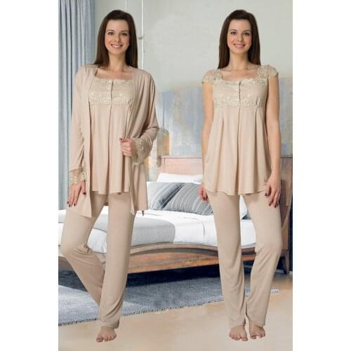 Effortt Sabahlıklı Puerperal Sleepwear Set