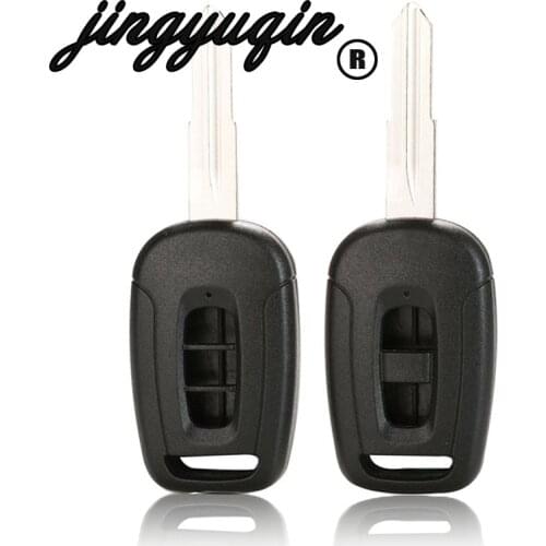 Jingyuqin For Chevrolet Captiva Replacement 2 / 3 Remote Key Blank Shell Case Cover Fob With Blade Only Shell