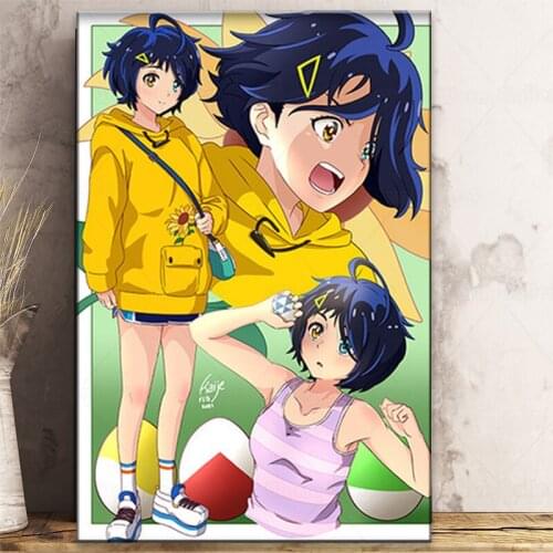 Hot Japanese Anime Wonder Egg Priority Canvas Wall Modern Painting Posters Home Decoration Artwork Bedside Background Kawaii
