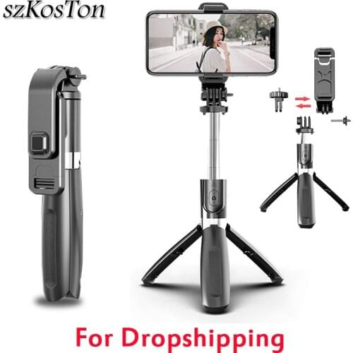 4 in 1 Wireless Bluetooth Selfie Stick Tripod With Remote Palo Extendable Foldable Monopod For Iphone Gopro Huawei Action Camera