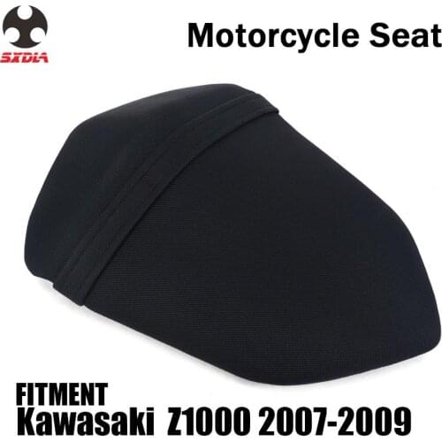 Motorcycle Street Bike Rear Passenger Cushion Leather Seat Cover For KAWASAKI Z1000 Z 1000 2007 2008 2009