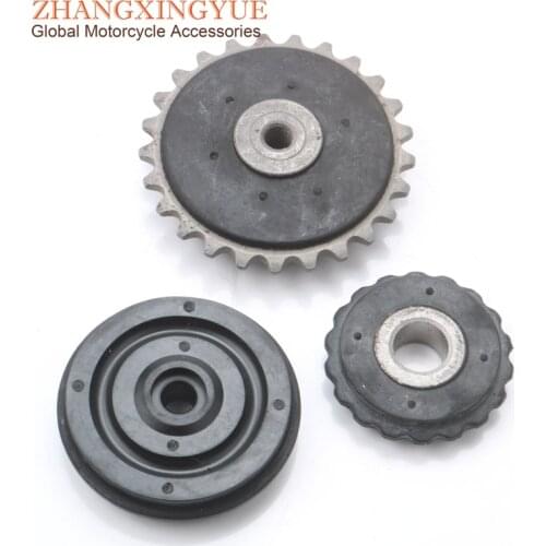 Motorcycle roller cam chain tension wheel roller oil pump wheel for HON CRF50 CRF50F C70 ATC70 TRX70 TRX90 CT70 Z50R CH80 4T