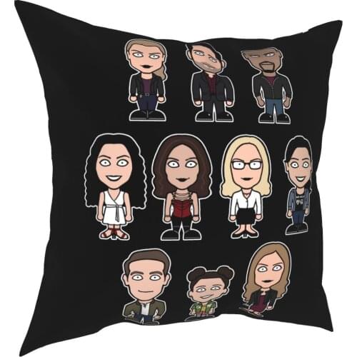 Team Lucifer Pillow Cover Home Decor Tv show Lucifer Morningstar Cushions Throw Pillow for Home Double-sided Printing Printed