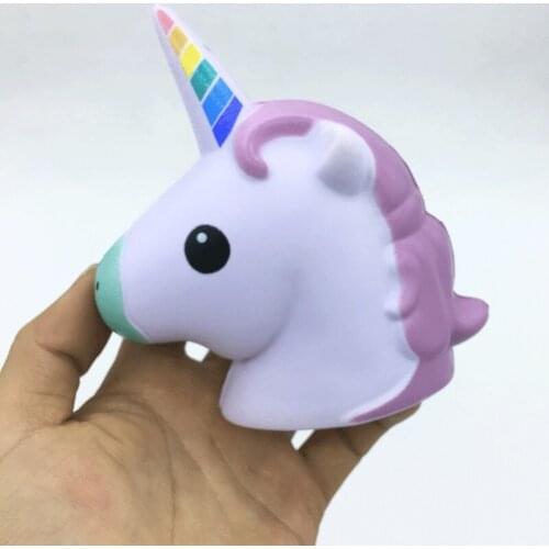 New Squishy Toy Simulation Moon Unicorn Shape Slow Rebound PU Decompression Toy Squishy Slow Rising Anti Stress Reliever Toy