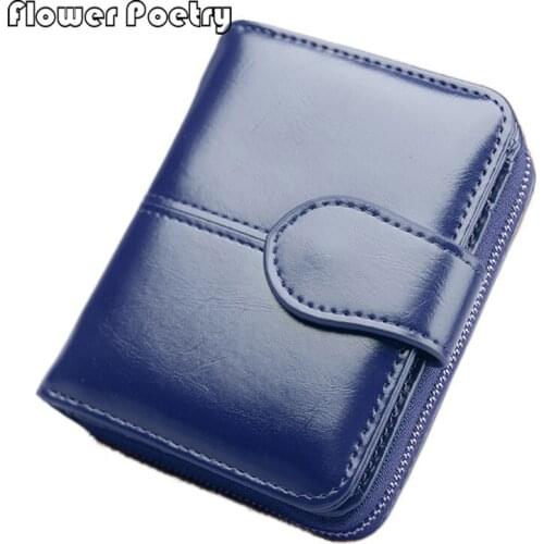 Solid Color Women Purse New Female Short Wallet Fashion Coin Purses Ladies Money Bag Clip Men Card Holder Wallets Leather Clutch
