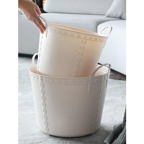 Plastic Laundry Basket Toilet Dirty Clothes Storage Basket Household Laundry Baskets Storage Fantastic Toy Storage Bucket