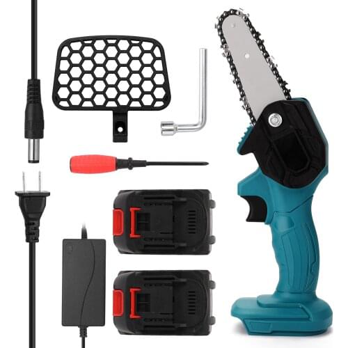 Portable Electric Pruning Saw with Lithium Battery Rechargeable Mini Cordless Electric Saw Woodworking Chain Saws Garden Logging