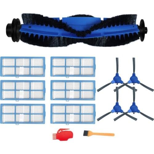 Roll Main Brush HEPA Filter Side Brush for Coredy R550 R500+R600 IMartine D900 Goovi 1600PA Robot Vacuum Cleaner Brush