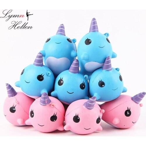 Jumbo Squishys Antistress soft Slow Rising Kawaii Animal Scented Unicorn Whale Anti-stress Squeeze Squishy Stress Reliever Toy