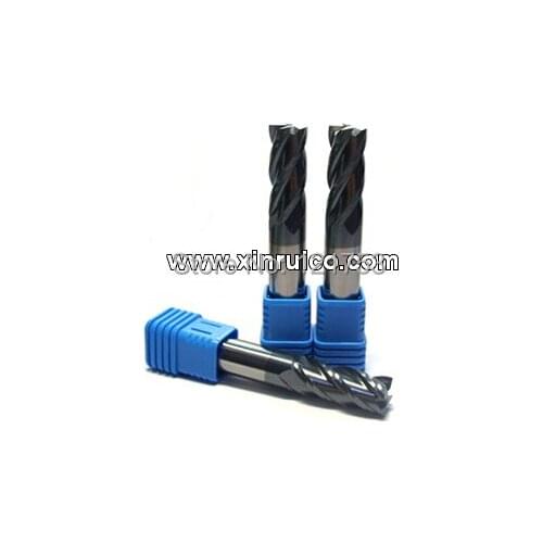 4 flute cnc carbide end mill HT-4E-D14, HRC 45, diameter 14mm x whole length 100mm