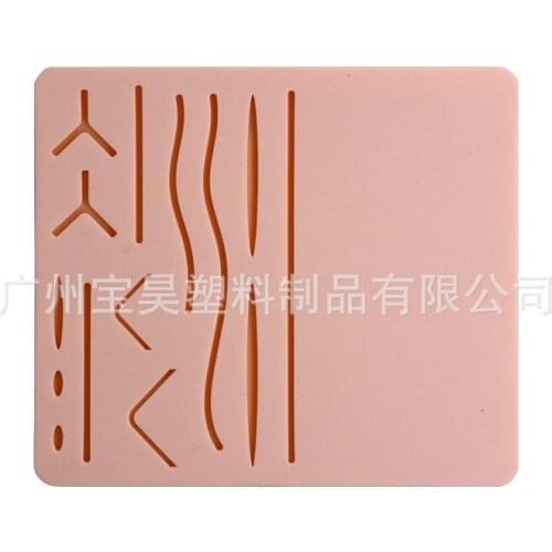 Enlarge the imitation skin incision surgery Suturing practice model Silicone module