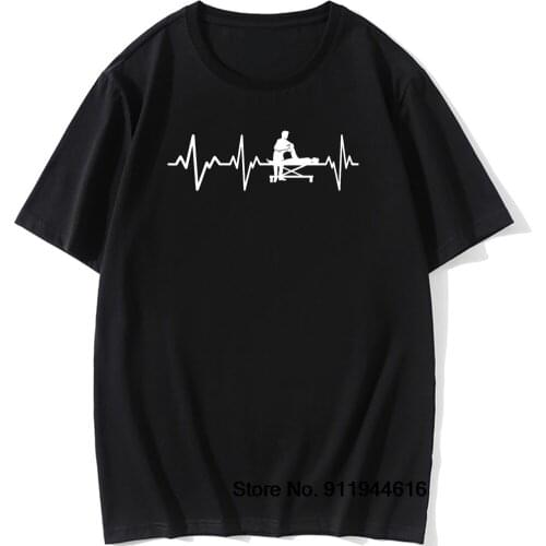 Funny Physiotherapist Heartbeat Gift Physiotherapy Graphic Vintage Fun Cotton Short Sleeve T Shirts O-Neck Harajuku T-shirt