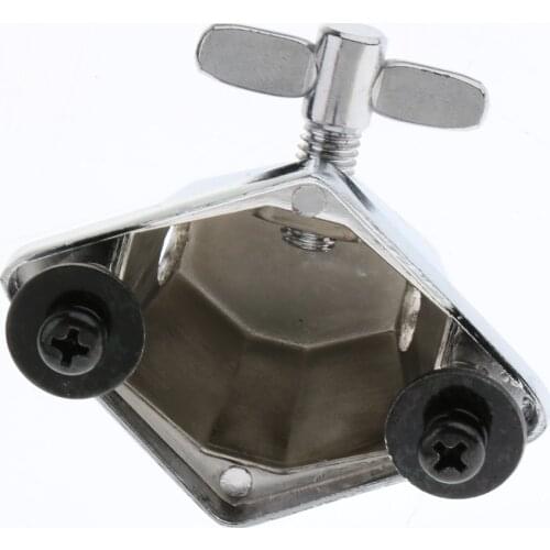 1Pc Chrome Floor Tom Leg Mount Bracket Tom Drum Set Replacement Part Access