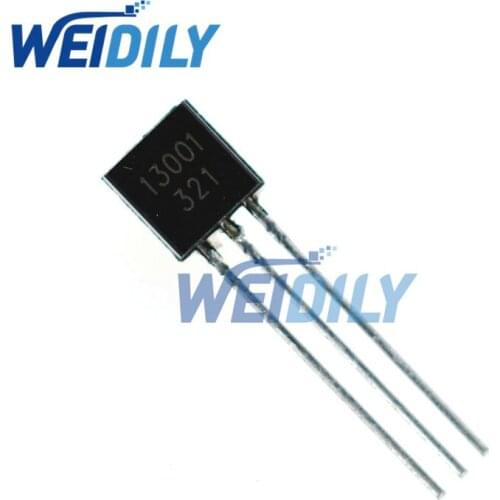 100PCS/Lot MJE13001 E13001 13001 Triode TO-92 Transistor New