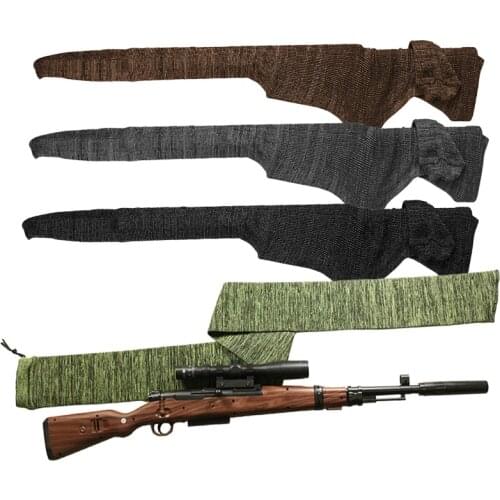 140*11 cm Gun Sock Silicone oil Treatment Case Rifle Protection Cover Soft Fabric Tactical Hunting Rifle Gun Outdoor Accessory