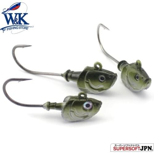 4pcs Universal lead head 20g Counterweight crank hook jig head fly fishing Carp fishing accessories pesca Jig Head