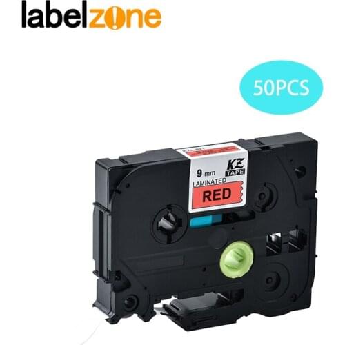 50Packs/lot Tze421 Tze-421 9mm Compatible for Brother P touch label printer Tze PT Labeler tz421 tz 421 tz-421 tze421 ribbon