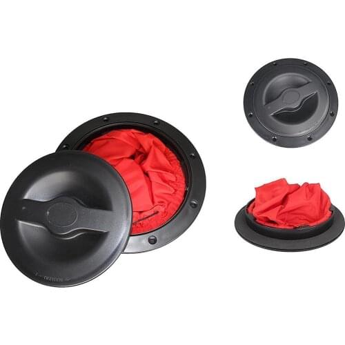 6 Inch Kayak Durable Marine Deck Plate ABS Easy Install Bag With Screws Red Accessories Boat Cover Round M3M5