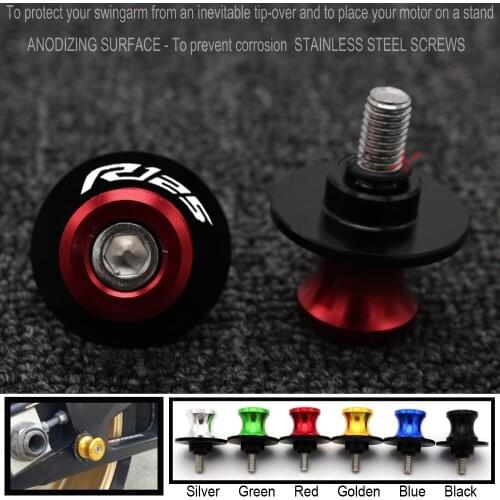Motorcycle Accessories CNC Aluminum M6 Swingarm Spools Slider Stand Screw For Yamaha YZF-R125 YZFR125 2008-2017