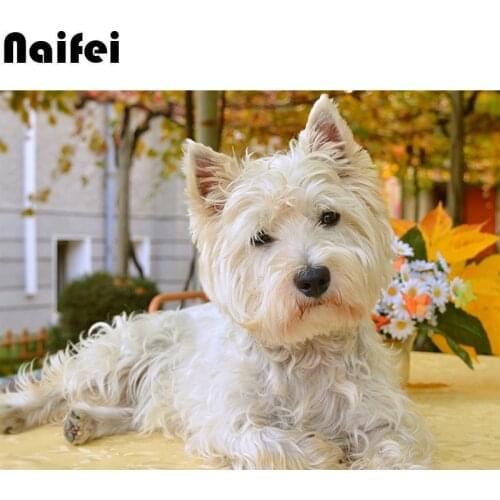 Diy 5d Diamond Painting yorkshire terrier dog animal Full Drill cross stitch resin Diamond Embroidery mosaic christmas decor