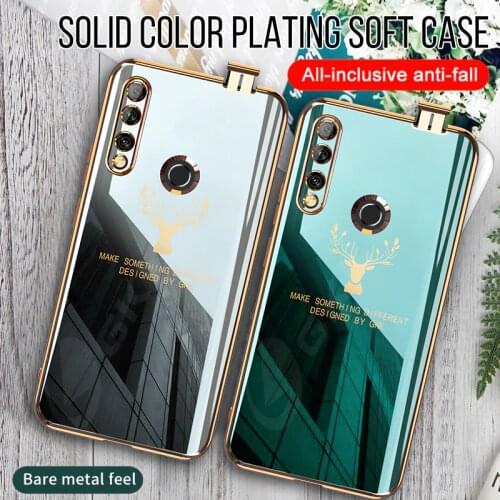 For Honor 9X case Luxury Pattern Plating TPU For Huawei P Smart Z 2019 Y9 Prime Nova 5T 2019 Honor 9X 20 Case Anti-knock Cover