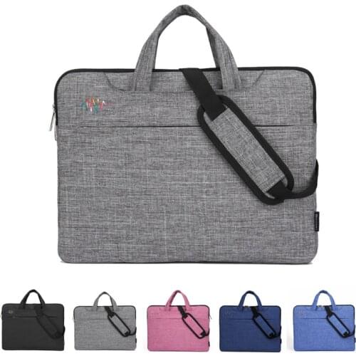 For MacBook Pro Air M1 13.3 14 15 Laptop Bag Cover 11 12 15.6 Computer Bag Ipad Pro 12.9 2018 2021 2020 Notebook Briefcase Case