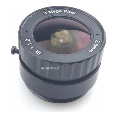 HD 3.0Megapixel 2.8mm CCTV lens CS IR Metal For 1/2.5" Format F1.2 Aperture For HD Security IP /CVI /AHD/TVI Cameras