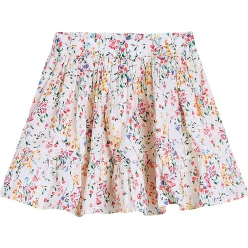 Little Maven Summer Baby Girls Clothes Casual Cotton Mini Flower Print Toddler Girl School Cute Bunny Skirts for Kids 2-7 Years