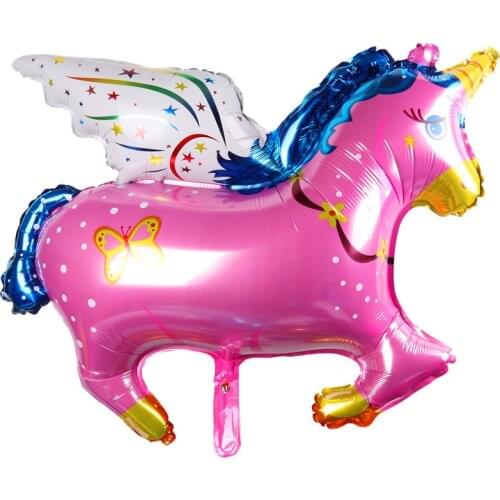 Mini horse unicorn horse balloon baby balloon aluminum balloons birthday party decoration wholesale