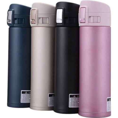 Fashion 500ml Stainless Steel Insulated Cup Coffee Tea Thermos Mug Thermal Water Bottle Thermocup Travel Drink Bottle Tumbler