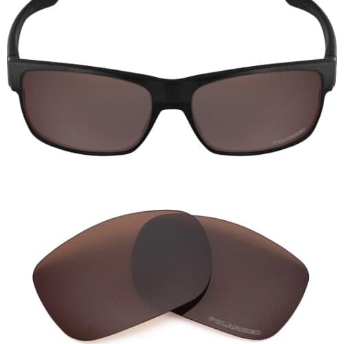 Mryok+ POLARIZED Resist SeaWater Replacement Lenses for Oakley TwoFace Sunglasses Bronze Brown