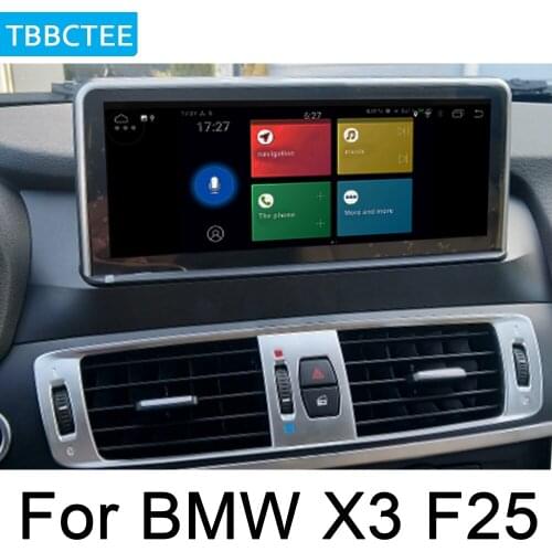 For BMW X3 F25 2014~2017 NBT Car Android original style GPS Navigation radio stereo multimedia player DSP HD touch screen WIFI