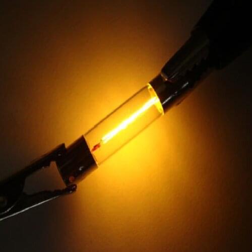 100 Brand New Fuse Style Snap In Pilot Lamp Bulbs Backlight 8V200mA Fit Many Vintage Stereo Receivers and Other Audio Equipments