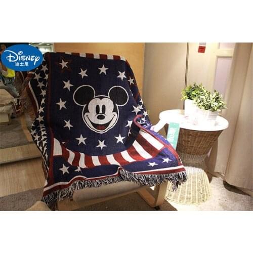 Disney Mickey Blanket Carpet Rug Childrens Blanket Sofa Blanket Tapestry Living room Decoration 125x150cm