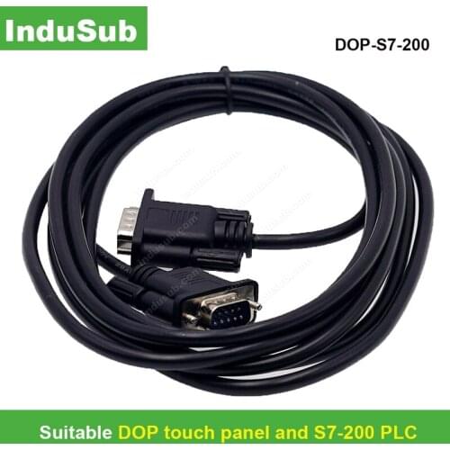 OEM DOP-S7-200 DOP(B)-S7200 Cable to connect DOP touch panel HMI and S7-200 PLC 2.5M DOP-S7 200 DOP-S7200 Program Cable