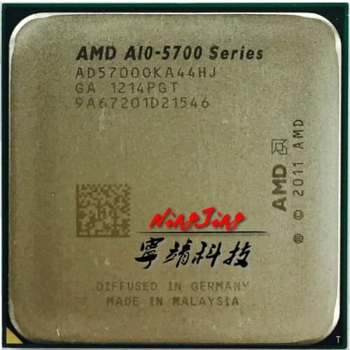 AMD A10 5700 A10 5700k 3.4 GHz Socket FM2 Quad-Core CPU AD5700OKA44HJ CPU