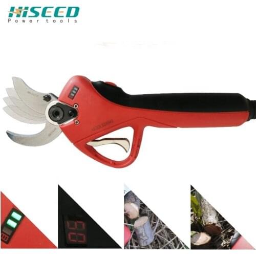 Progressive electric pruner shears battery powered garden grafting trimmer