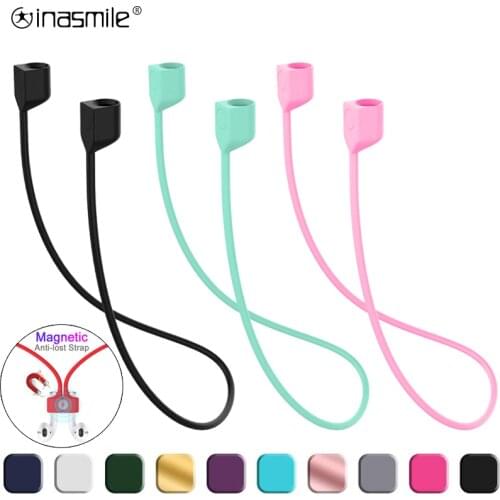 Earphone Strap for for AirPods 2 3 pro case accessories TWS Anti Lost Strap Silicone Rope for Bluetooth Earphones Silicone Cable