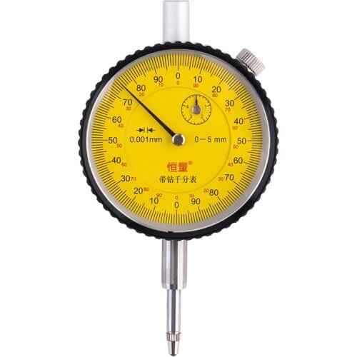 Pointer Dial Indicator/mechanical 0-1/0-5mm Precision 0.001mm Indicator