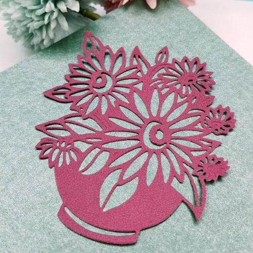 Scrapbooking Cutting Dies Flower Basket Photo Album Card Making Embossing And Cutting Templates Festival Notebook Diy Molds
