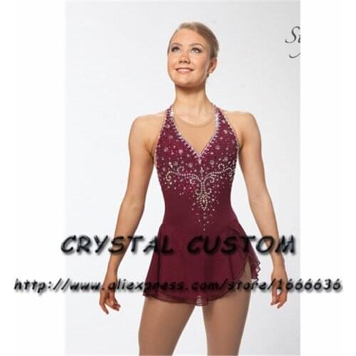 Custom Made to Fit Ice Skating Dresses Graceful New Brand Figure Skating Dresses For Competition DR4256