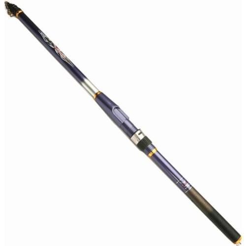 Carbon Fiber Fishing Rod 3.6M 4.5M 5.4M 6.3M Super Light superhard Telescopic Many Guide Ring Rock Fishing Rod