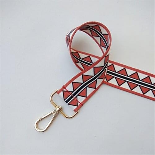 New Colored Women Belt Bag Strap Colored Bag Accessories Rainbow Adjustable Shoulder Hanger Handbag Strap Decorative Ornament