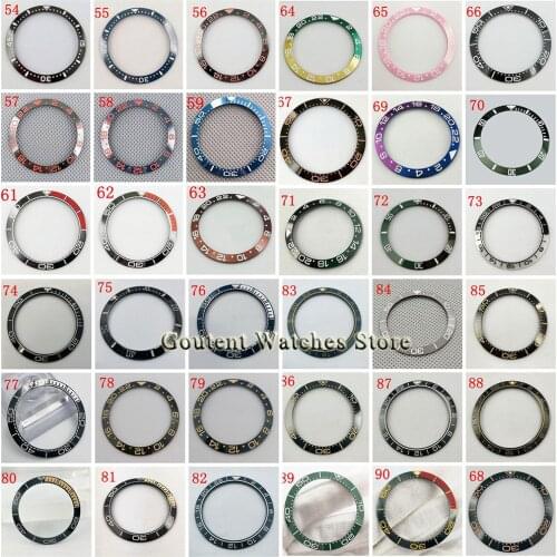 38mm Watch Bezel Insert Ceramic Bezel Insert Fit For 40mm Mens Automatic Watches