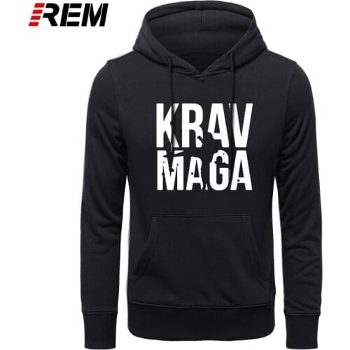REM KRAV MAGA Funny Graphic Mens Style Fashion long Sleeves Oversized Streetwear Hoodies, Sweatshirts